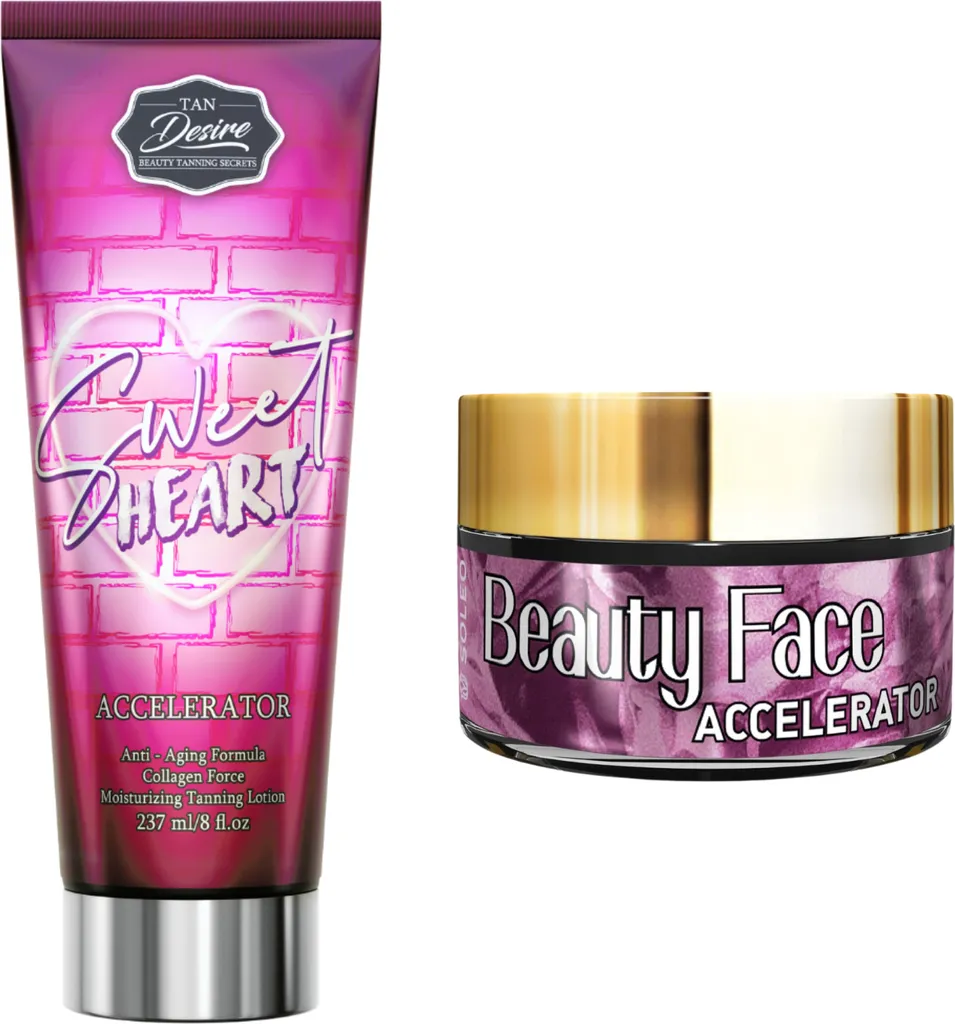 Tan Desire Sweet Heart + Jar Beauty Face