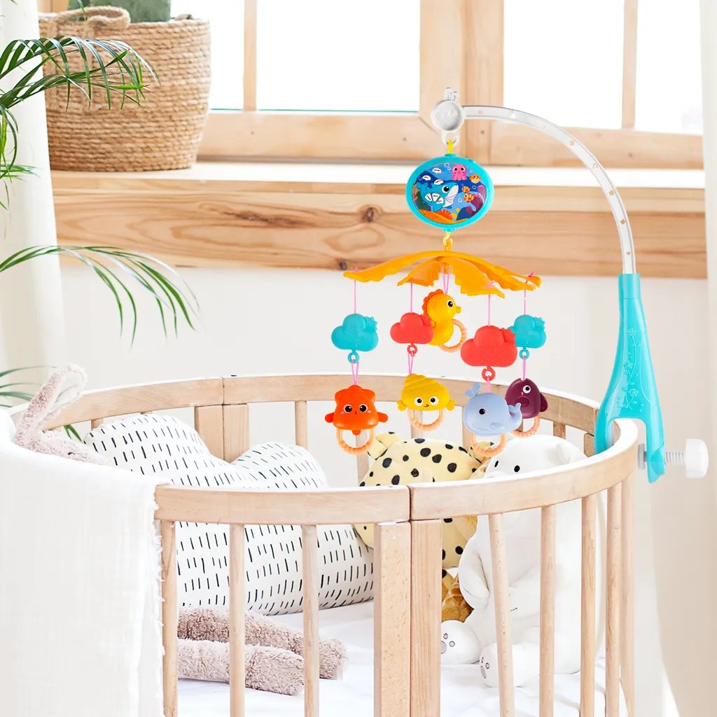 Mobile Bébé Lumineux MalPlay avec Boîte à Musique et Télécommande - 5