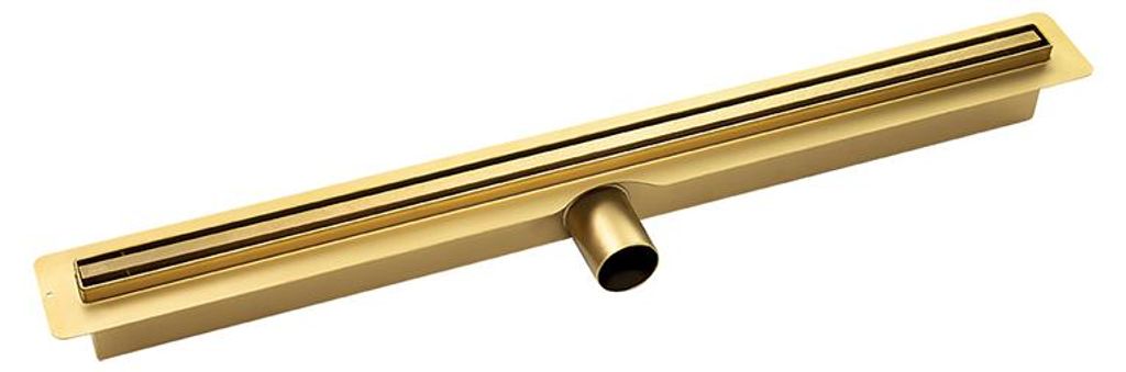 Scarico a pavimento Slim 70 cm, Finitura oro, Acciaio inox Immagine del prodotto 
