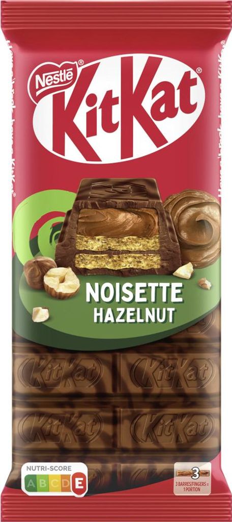 Nestle KitKat Tablet Hazelnut Knusperwaffel mit Milchschokolade 99g