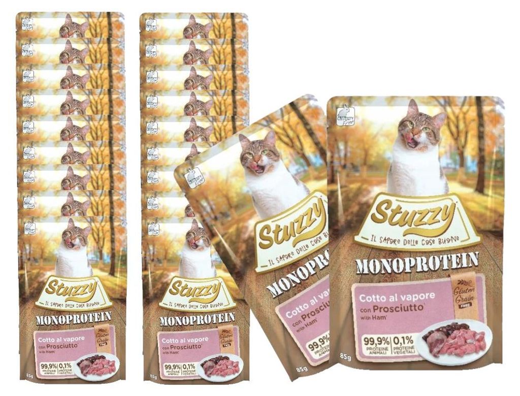 Mokra karma dla kota STUZZY Monoprotein Wieprzowina Zdjęcie produktu 