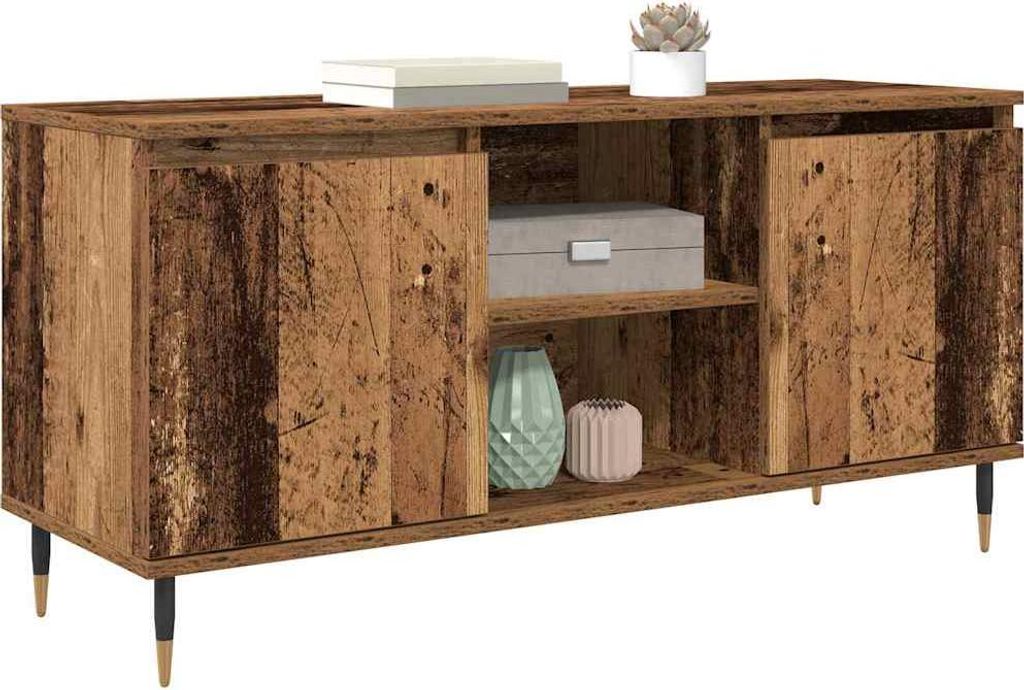 "Springschlussverkauf "TV-Schränk(1 pcs)CLORIS - TV-Möbel/TV-Ständer - langlebig - Altholz 104x35x50cm Holzwerkstoff - TV-Schränke GermanyMö...