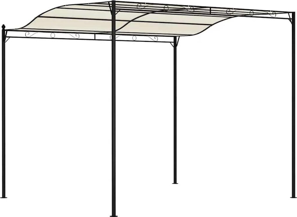 vidaXL Pavillon Stoff Cremeweiß Produktbild 