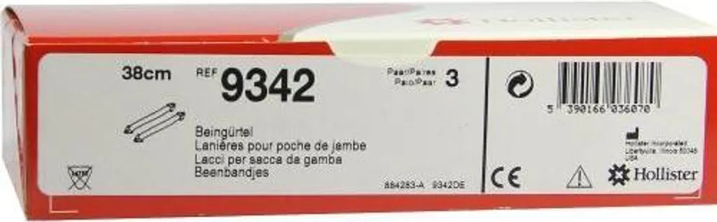 Set 6 Guaine Incare 9342 38cm Latex Free - Supporto Sacca Urina
