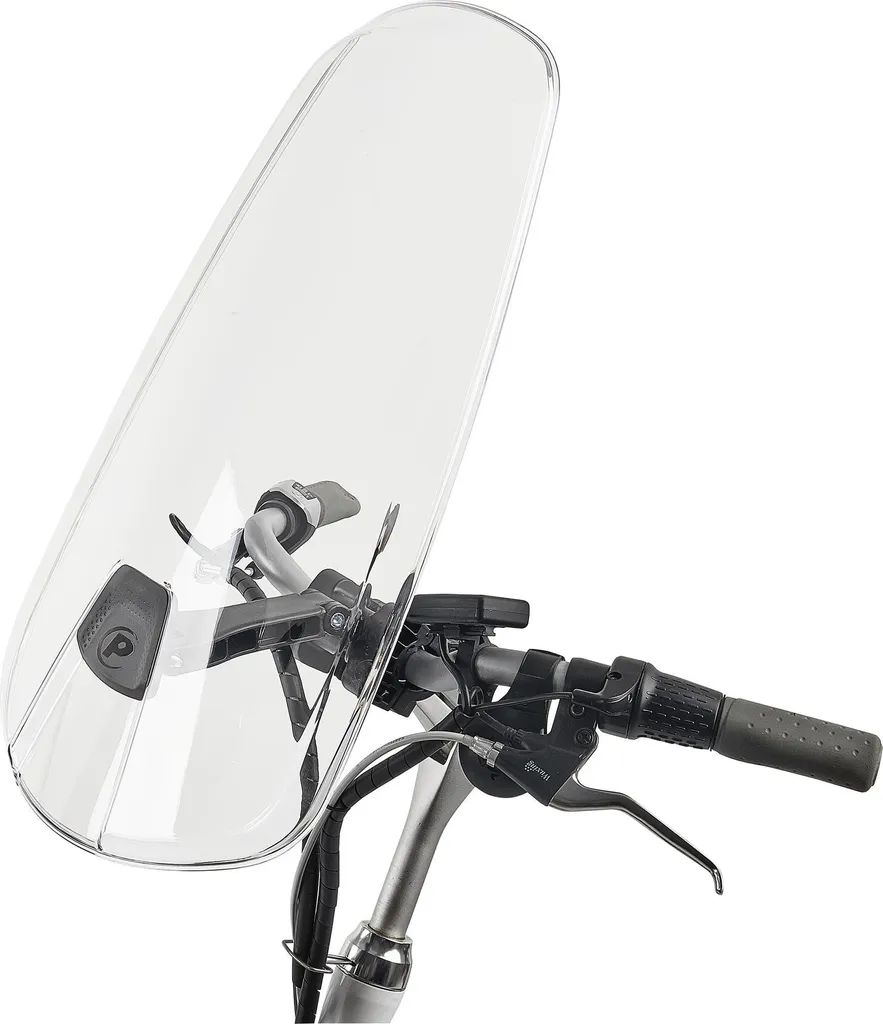 Protection Vent Vélo Polisport Wind Screen Guidon Transparent Fixe