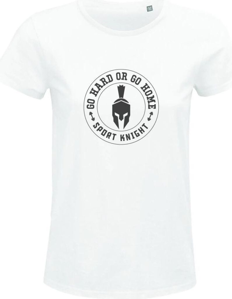 Sport-Knight Damen Fitness T-Shirt "Go Hard or Go Home" Organisch Classic