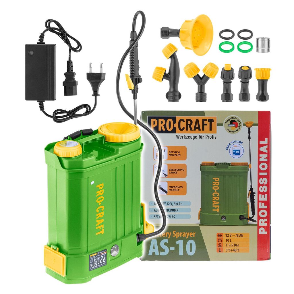 Spruzzatore a batteria Procraft AS-10 Immagine del prodotto 
