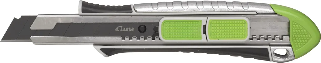 Cutter professionnel 18mm en métal zinc avec lame sécable rétractable