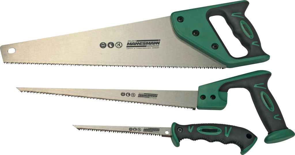 BRÜDER MANNESMANN Sägen-Set 3-teilig Produktbild 