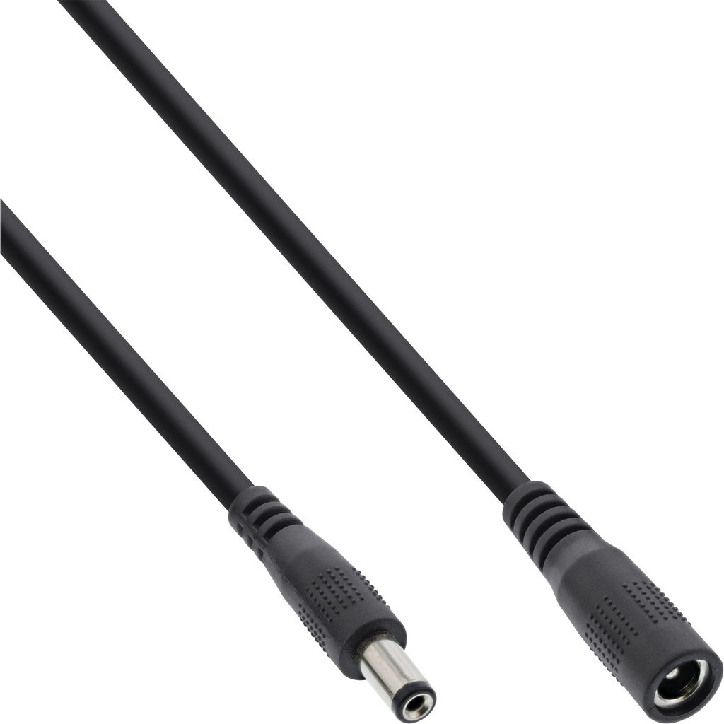InLine® DC Verlängerungskabel, DC Stecker/Buchse 5,5x2,1mm, Produktbild 