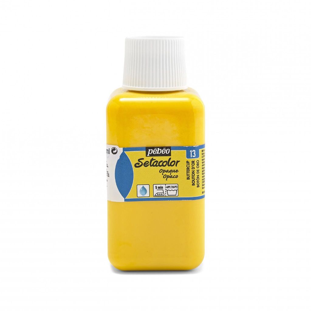 Pebeo Setacolor Opaque Textilfarbe, 250 ml, Butterblume