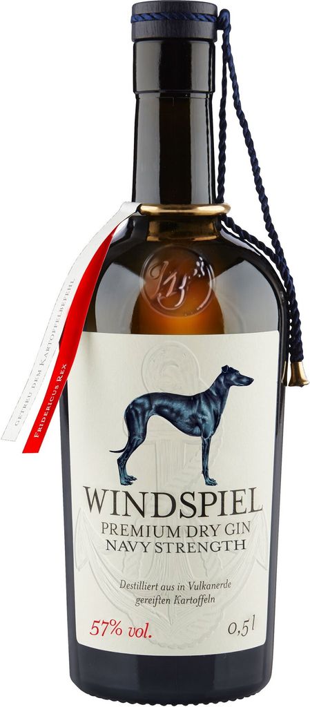 Windspiel Windspiel Premium Dry Gin Navy Strength 57% vol NV Gin ( 1 x 0.5 L )