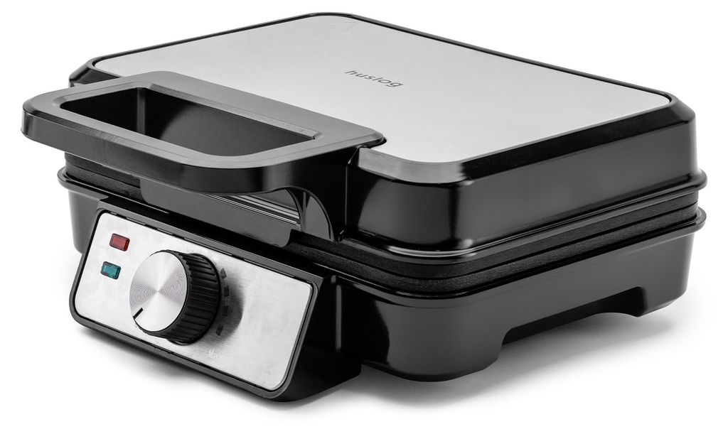 HUSLOG, plancha para gofres de 1600W, para preparar gofres Imagen del producto 