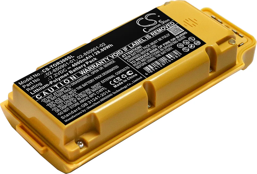 Batterie Topcon GR-3 et GR-5 pour Levés Terrain remplace 02-850901-01