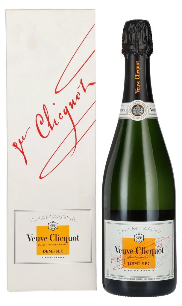 Veuve Clicquot Champagne DEMI-SEC 12% Vol. 0,75l en boîte Image du produit 
