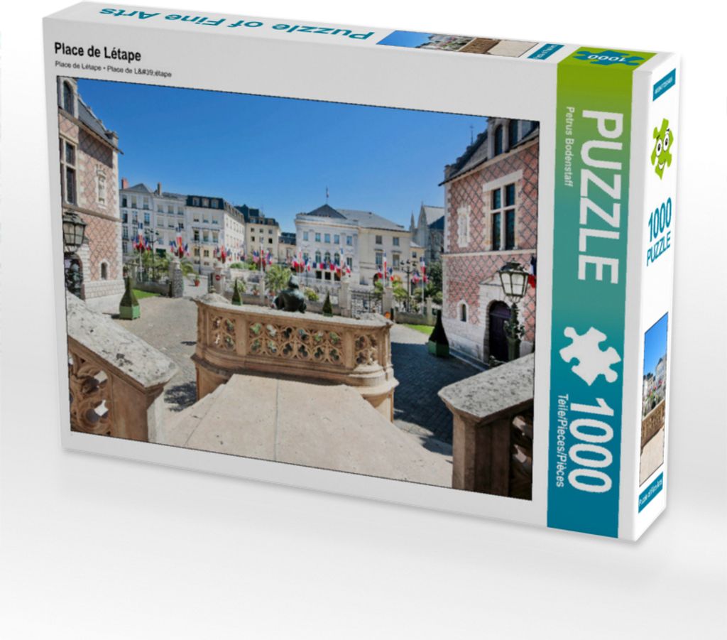 CALVENDO Puzzle Place de Létape 1000 Teile Puzzle quer | 1000 Teile Lege-Größe 64x48cm Foto-Puzzle für glückliche Stunden