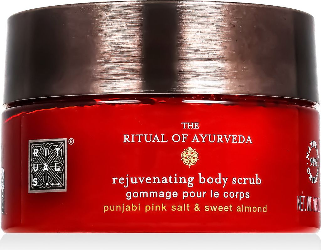 RITUALS THE RITUAL OF AYURVEDA Körperpeeling mit rosa Punjab-Salz und Süßmandelöl, 300 g