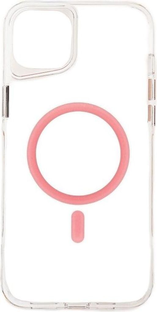 Anti-Shock Schutzhülle mit Magnetfunktion Kompatibel mit iPhone 14 Plus Transparent- Rosa