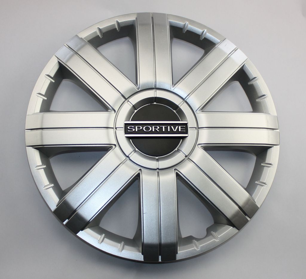 SET Radkappen Radzierblenden 4er Satz 15 SPORTIVE silver