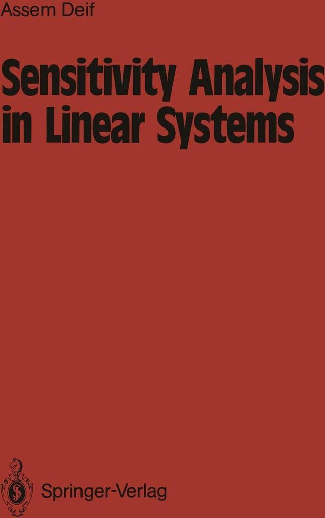 Sensitivity Analysis in Linear Systems
