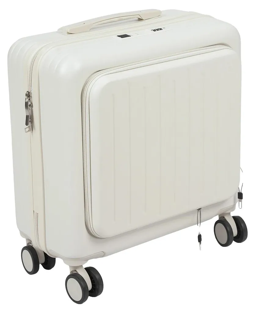Bagage à main ultra léger ivoire 450 mm avec serrure TSA intégrée