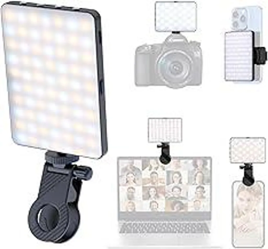 Luce Fotocamera M15 80 LED Portatile Cold Shoe per Video YouTube