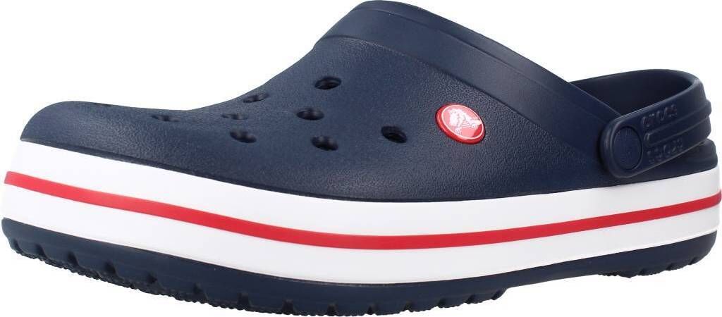 Crocs Crocband Clog, Weiblich, Erwachsener, Navy, Rot, Produktbild 