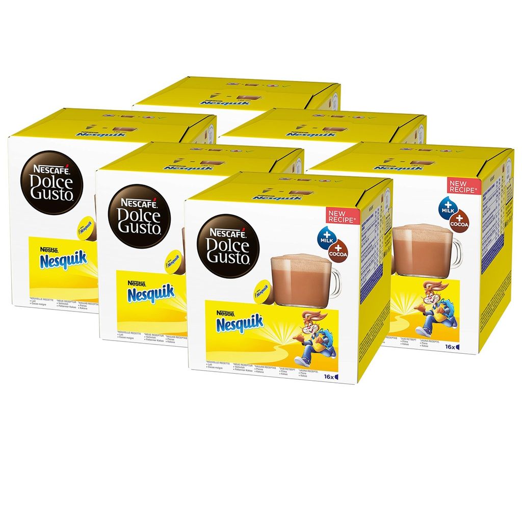 Nescafé Dolce Gusto Nesquik, Kakao, Schokolade, 6er Pack, 6 Produktbild 