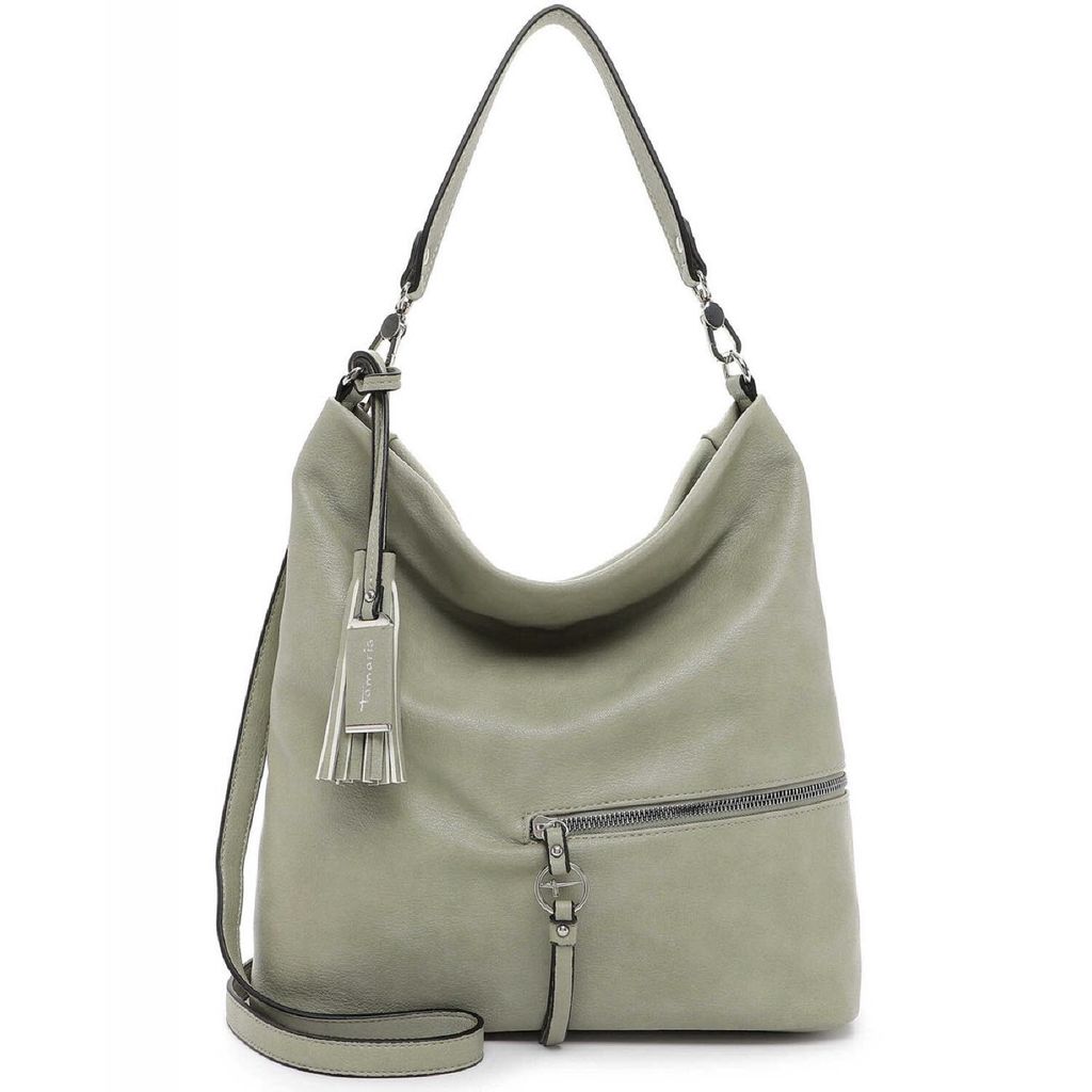 Tamaris Damen Schultertasche Nele weiß