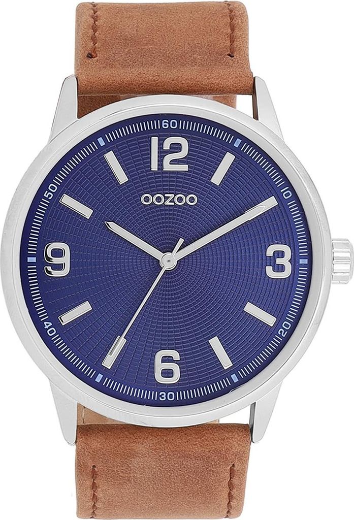 Oozoo Armbanduhr braun Leder Timepieces Damen-Herren Analog-Quarzuhr UOC11501