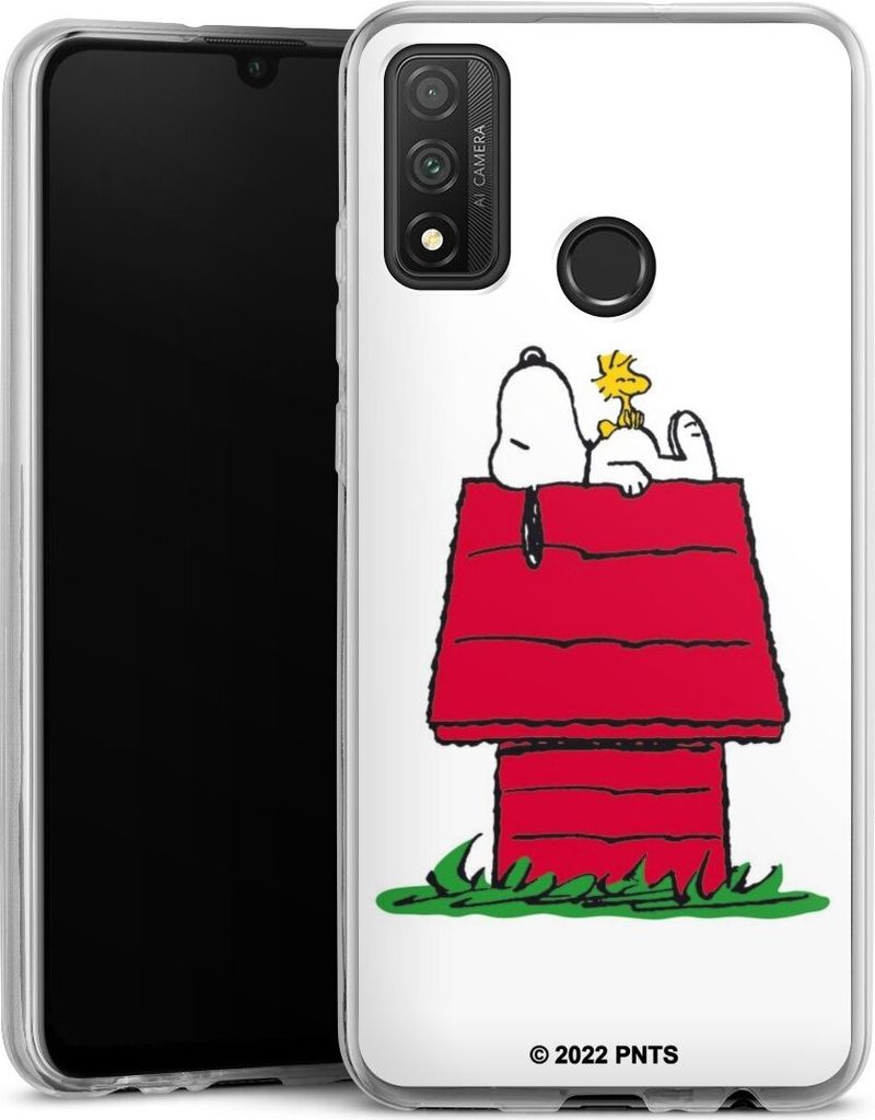 DeinDesign Slim Hülle für Huawei P Smart (2020) Silikon Case Ultra Dünn Handyhülle Offizielles Lizenzprodukt Peanuts Snoopy