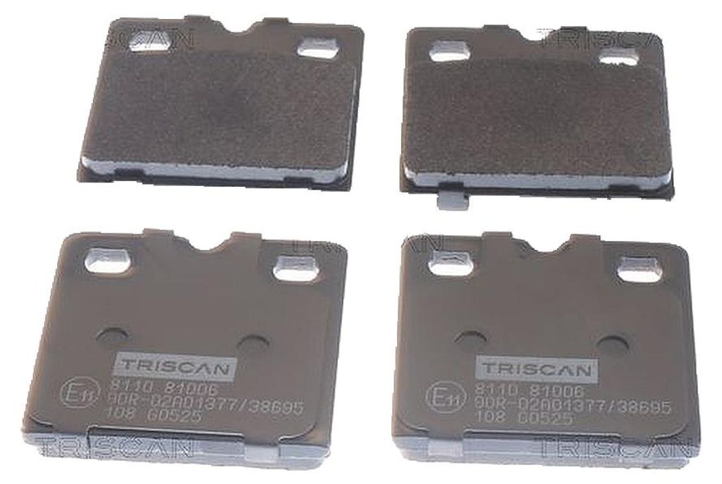 Bremsbelagsatz Scheibenfeststellbremse 9 mm TRISCAN für u.a. TESLA MODEL