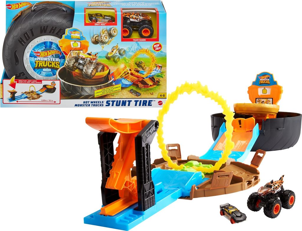 Hot Wheels Monster Trucks Opona Kaskaderska arena Obrázek produktu 