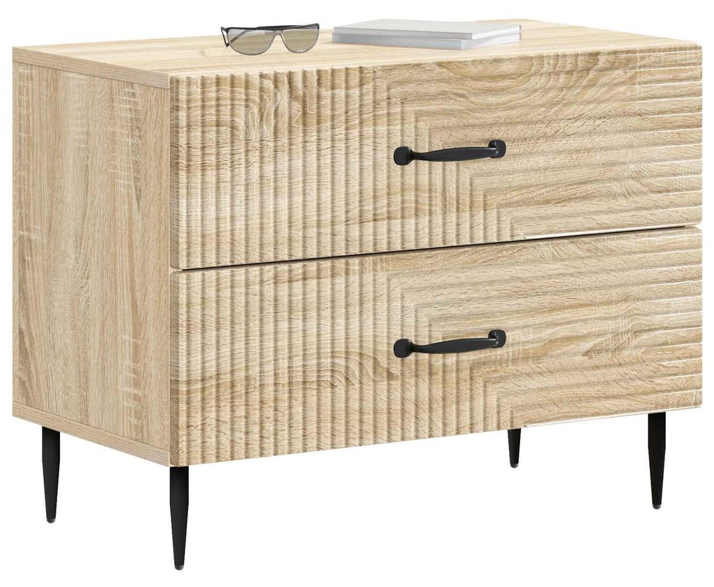 Nachttisch Sonoma-Eiche 62 x 34,5 x 47,5 cm Holzwerkstoff