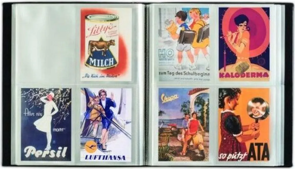 Grand classeur de rangement pour collection de 400 cartes postales