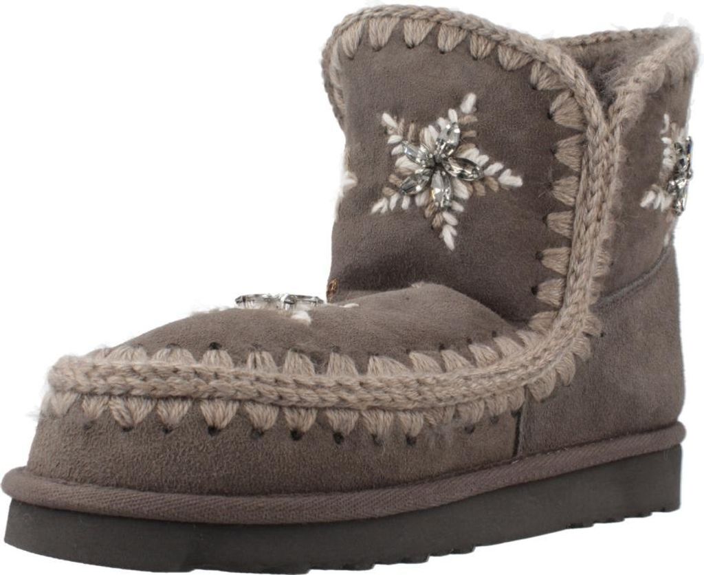 MOU ESKIMO WOOL STARS&RHINEST Grau