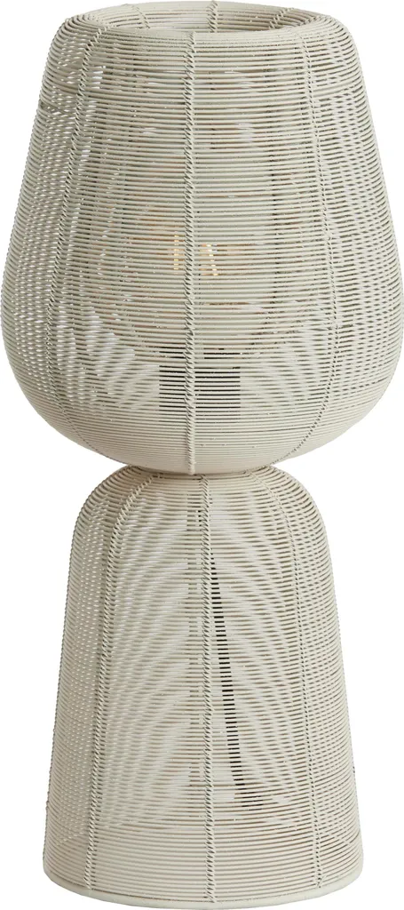 Light & Living Aboso Lampada da Comodino Metallo Beige E27 1883343