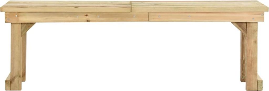 vidaXL Gartenbank 140 cm Imprägniertes Kiefernholz Produktbild 