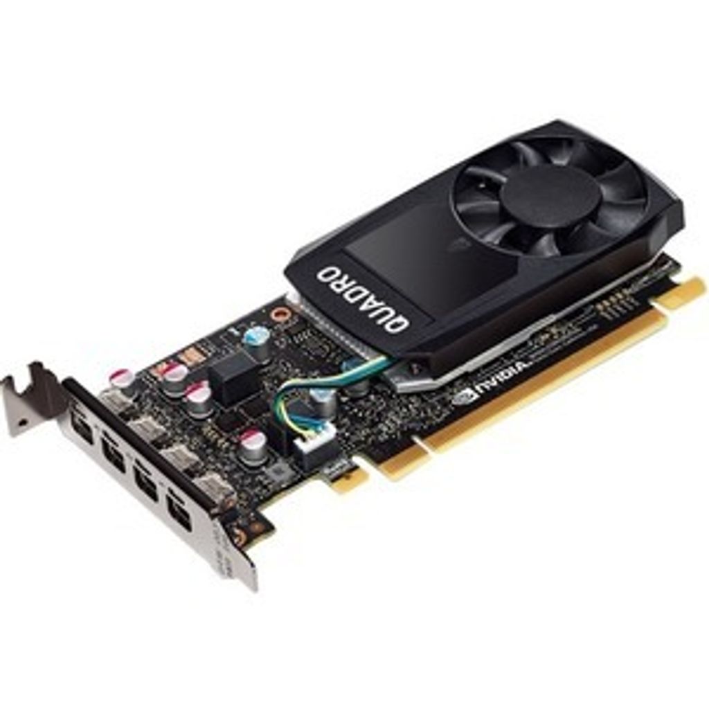 PNY VCQP600-PB, Quadro P600, 2 GB, GDDR5, 128 Bit, 5120 x Produktbild 
