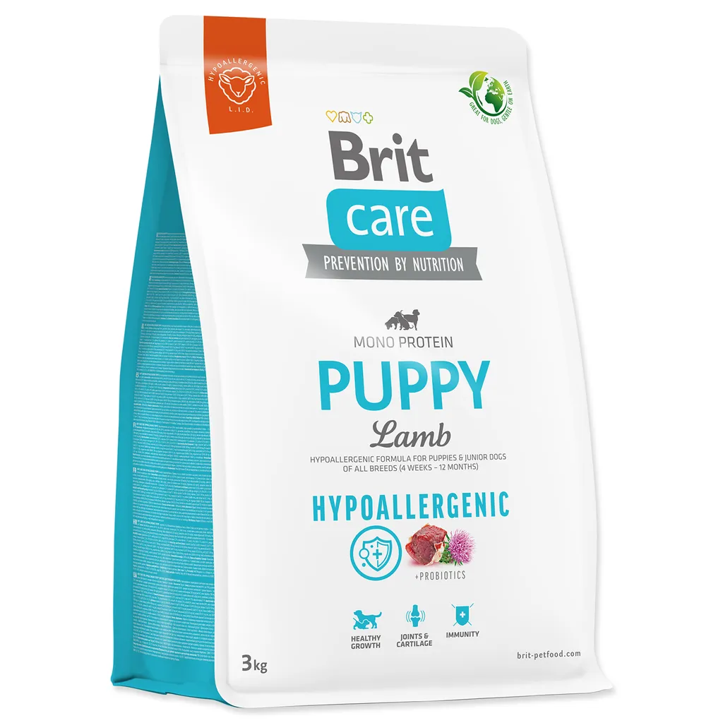 Brit Care Puppy Lamb 3 kg: Purezza Ipoallergenica per Cani Giovani