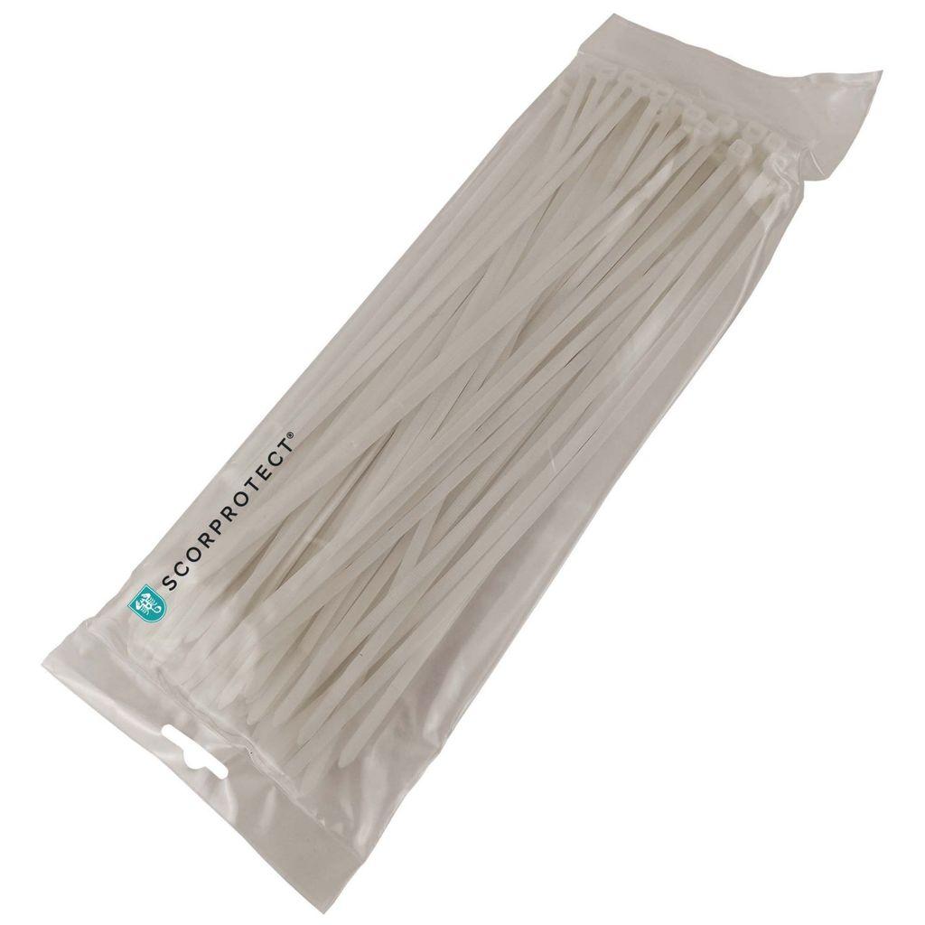 Scorprotect® Profi Kabelbinder aus Nylon naturfarben 4,8 mm Produktbild 