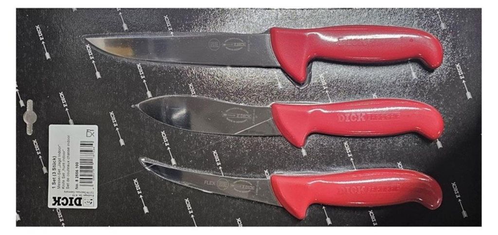 F. DICK Messer-Set Jagd Ausbeinmesser 13cm Abhäutemesser Immagine del prodotto 