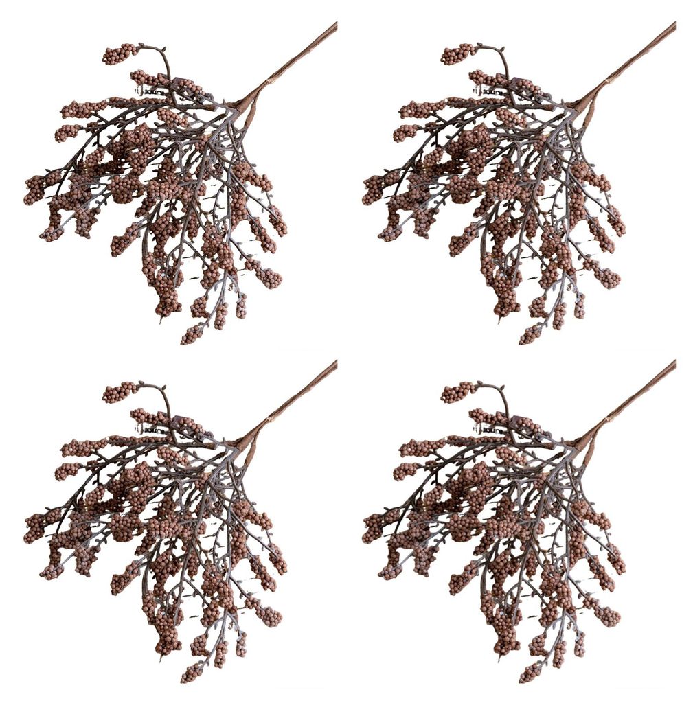 künstliche Beerenstängel, künstliche Fruchtzweige, realistische künstliche Pflanzenornamente für Weihnachtskränze, Bastelarbeiten, Hochzeiten...