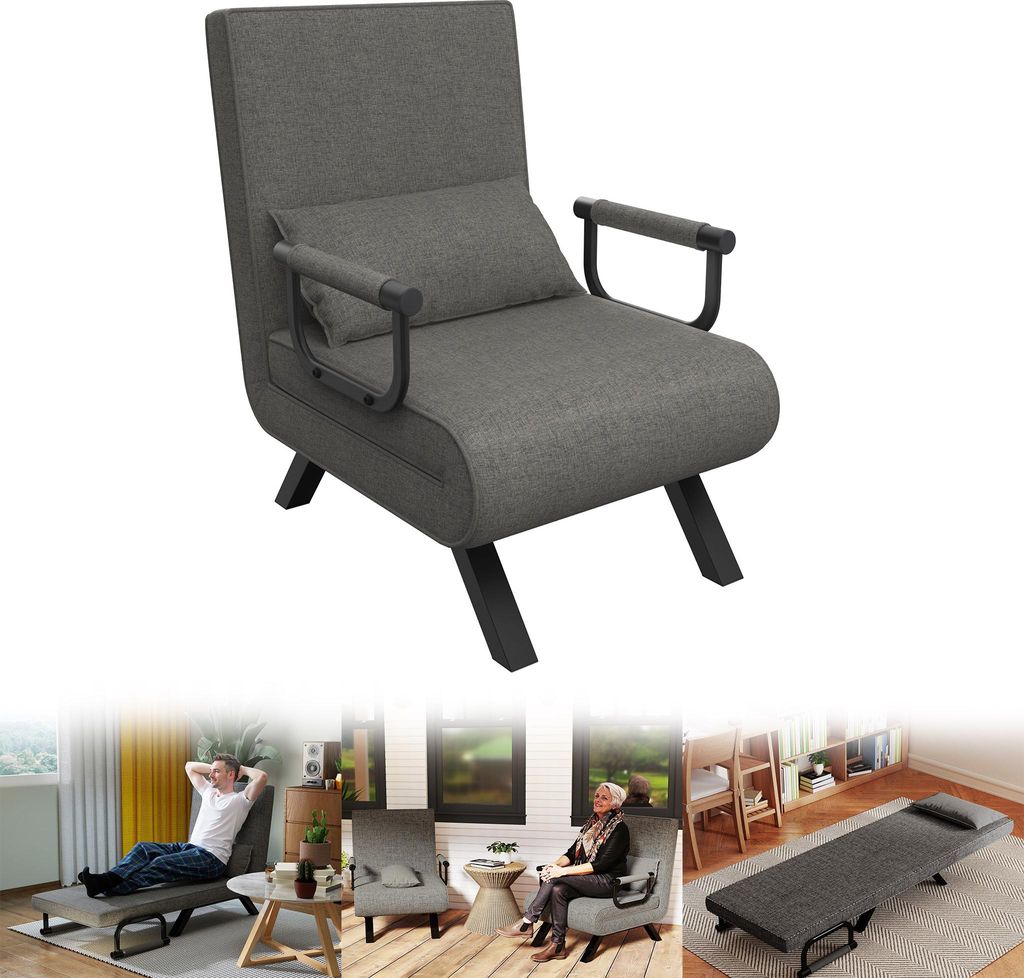 UISEBRT 3-in-1 Schlafsofa - Sessel, Sofa & Klappbett mit Produktbild 