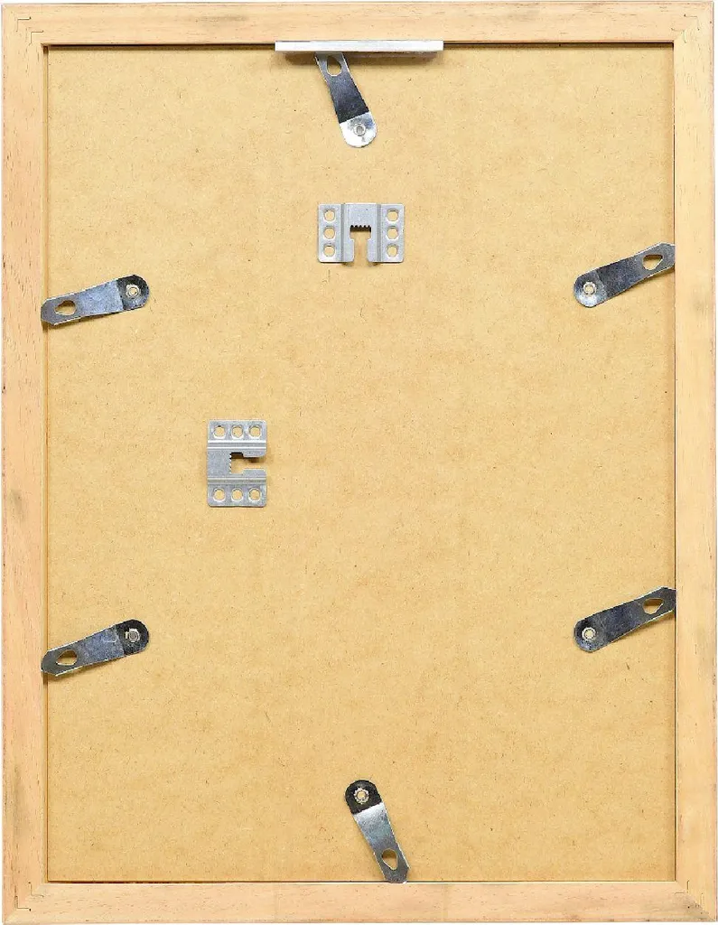 Specchio da Muro Effect 41 Argento 10x10 cm - Cornice in Legno Solido - 3