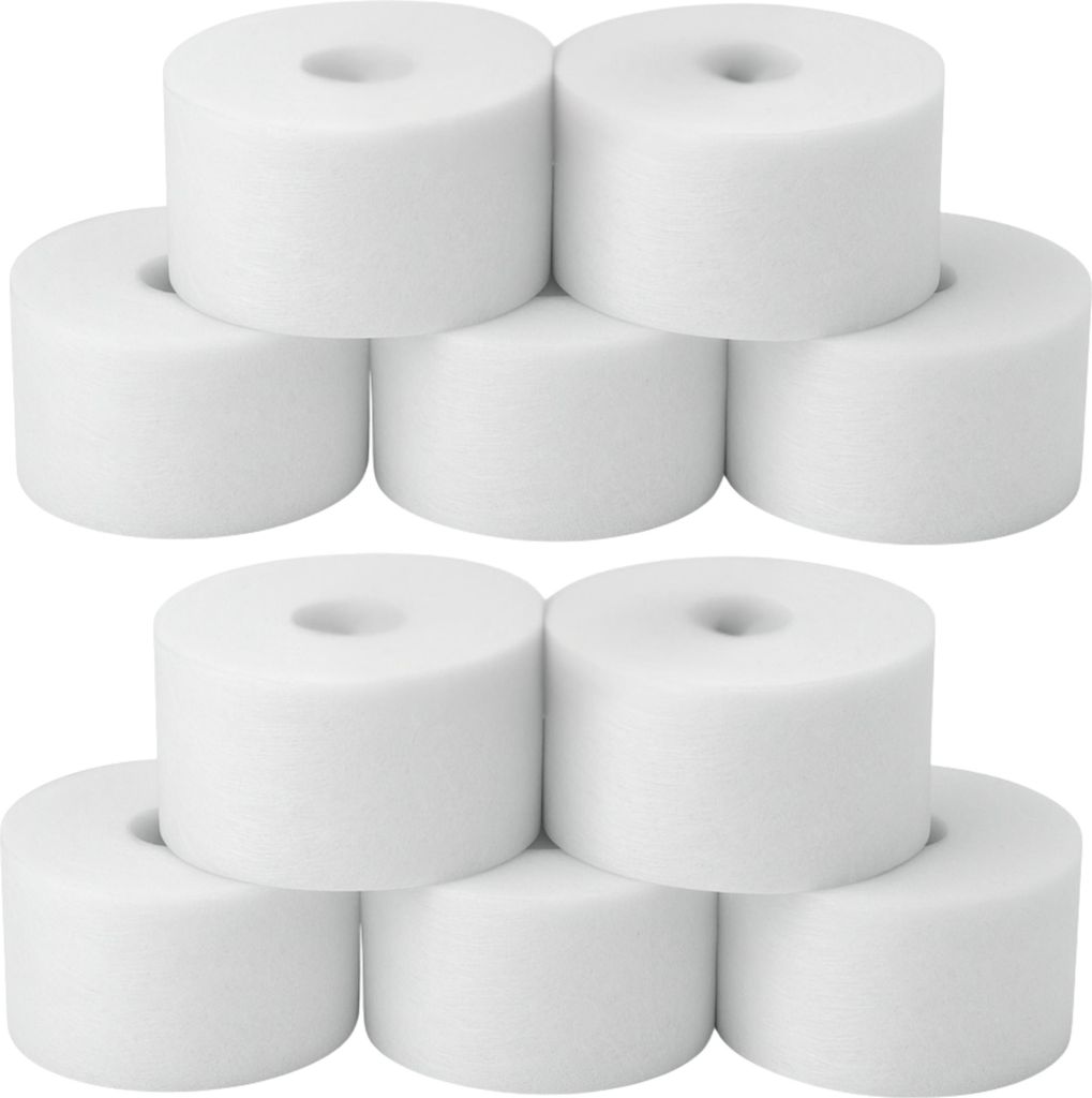 10 Rollen Glasfaser Fugenstreifen 50mm x 25m ungelocht für perfekte Wand- & Deckenübergänge, weiß