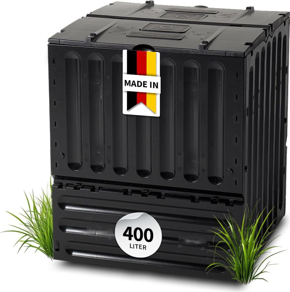 GARANTIA ECO-KING Komposter 400 Liter schwarz Produktbild 