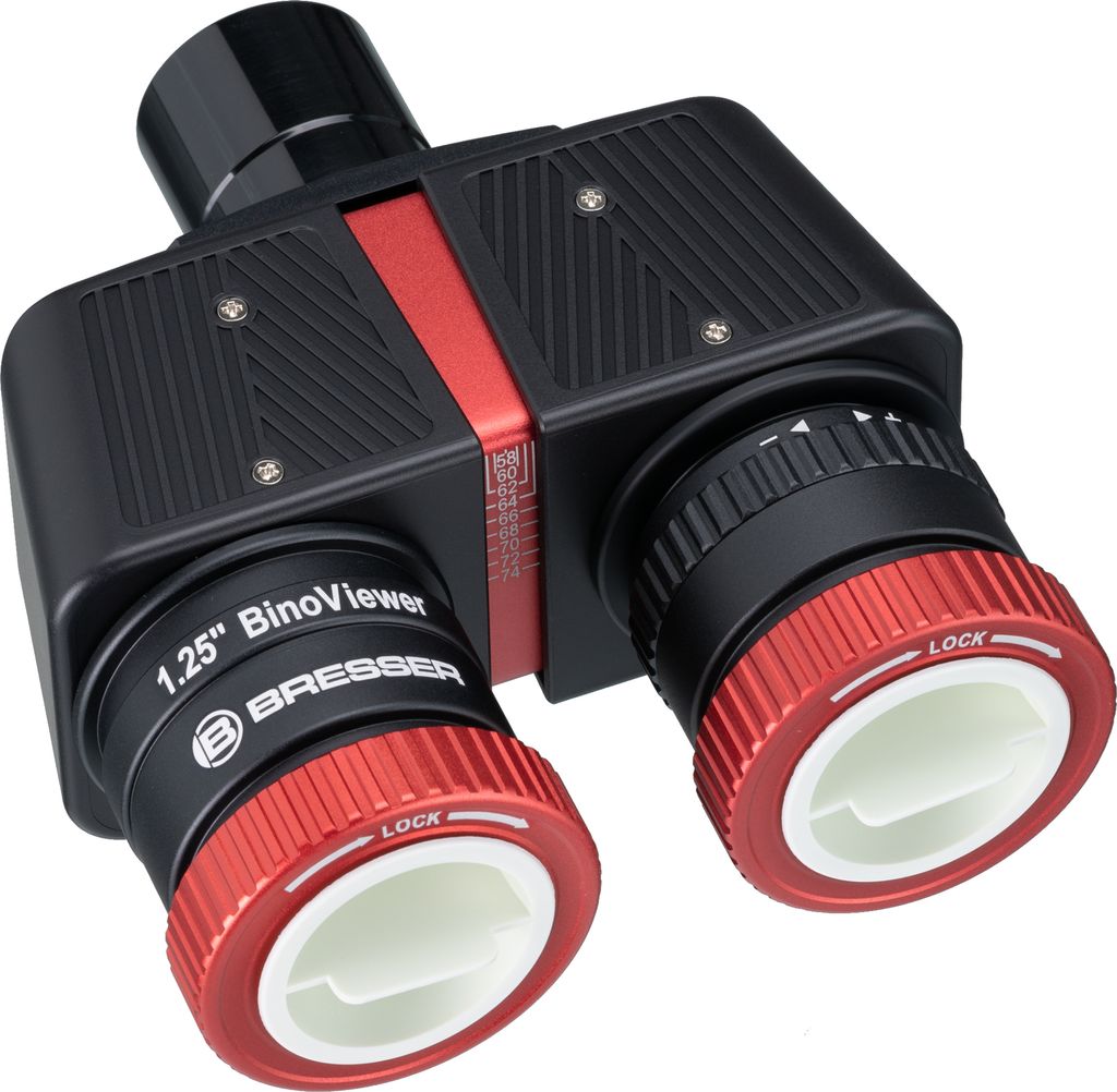 BRESSER Deluxe Binokularansatz 1.25 Zoll mit patentierter Optik und Dioptrienausgleich