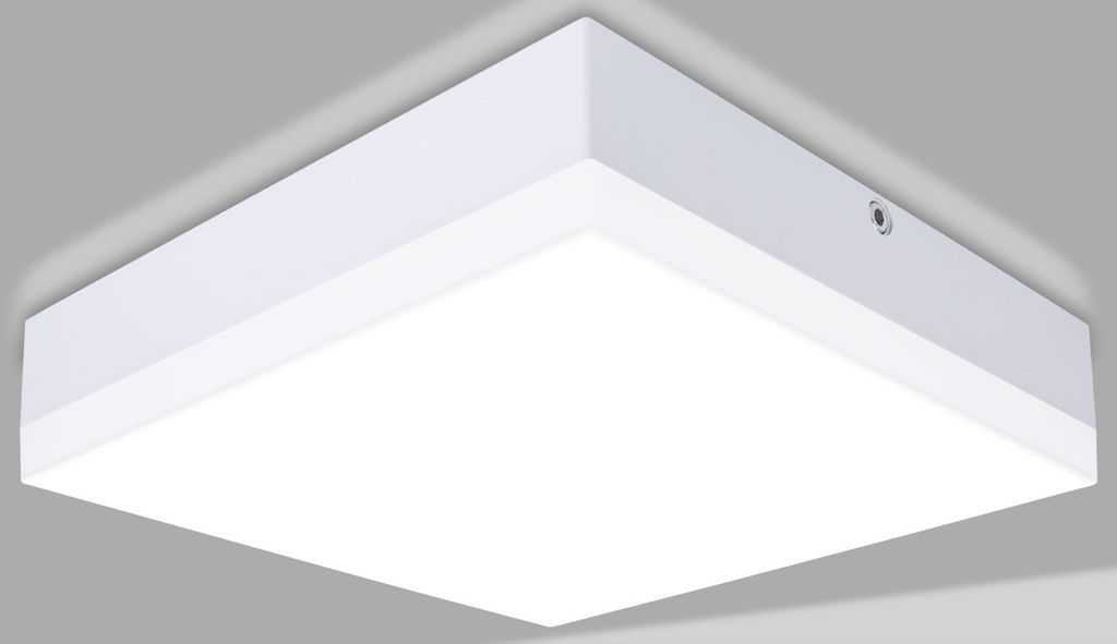 LED Kellerleuchte quadratisch Garagenleuchte, IP 44 Produktbild 