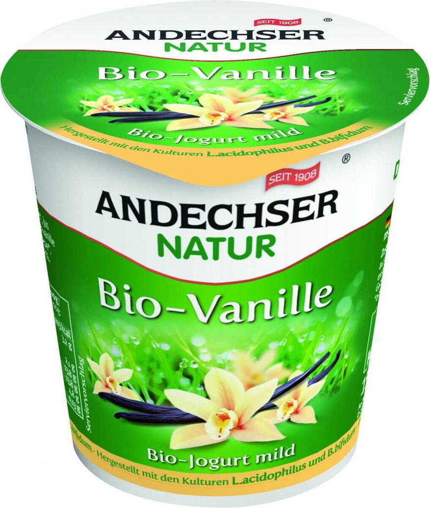 Vanillejoghurt   3,7% tł.  150 g Andechser Produktbild 